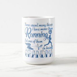 Caneca De Café Avó Running