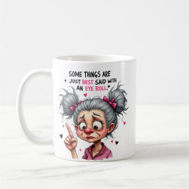 Caneca De Café Avó Simpática Rústica