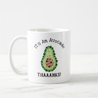 Caneca De Café Avocado em pontos