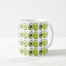 Caneca De Café Avocado Green Vegan Foodie Vegeterian Foodie