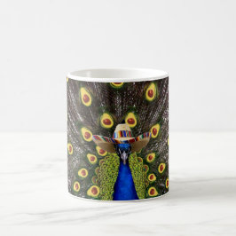 Caneca De Café Avocado Peacock 11oz