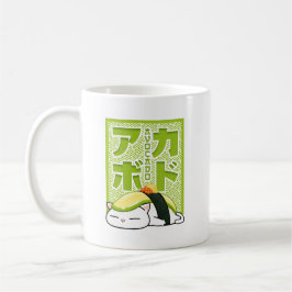 Caneca De Café Avocado Sushi Cat