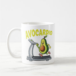 Caneca De Café Avocardio - Avocado Workout Gym