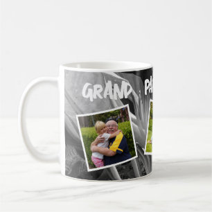 Caneca De Café Avós Adoram 3 Fotografias Colage