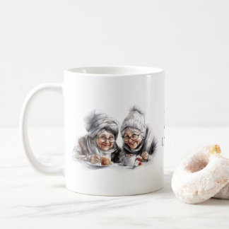 Caneca De Café Avós, Amigos, Irmãs Coffee Mug