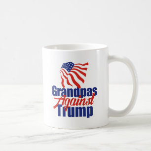 Caneca De Café Avós Contra Trump