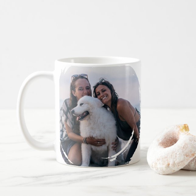 Caneca De Café Avós da Família Furry Personalizáveis (Com Donut)