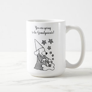 Caneca De Café Avós Engraçados E Bonitos Anunciam Cartoon Negro