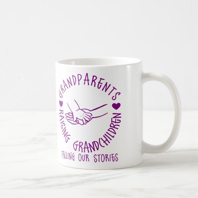 Caneca De Café Avós que aumentam netos (Direita)