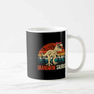 Caneca De Café Avozinha T Rex Dinossauro Avo Saurus Combinando