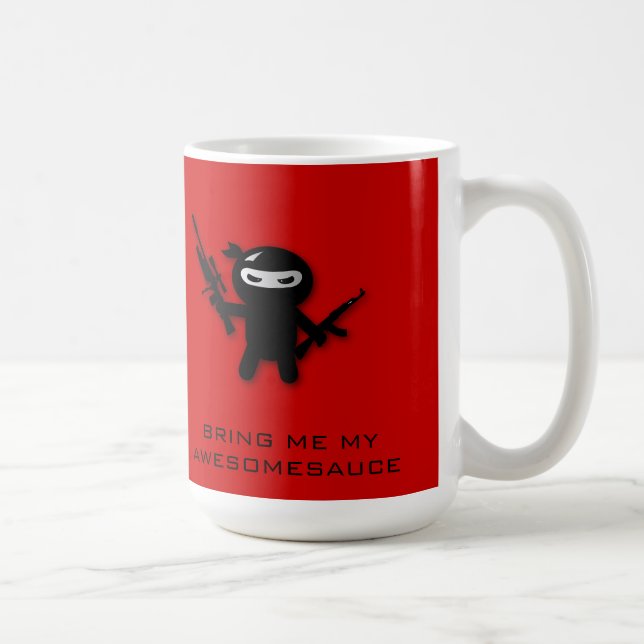 Caneca De Café Awesomesauce Ninja OP (Direita)