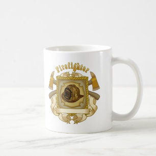 Caneca De Café Ax Shield FireFighter Mug