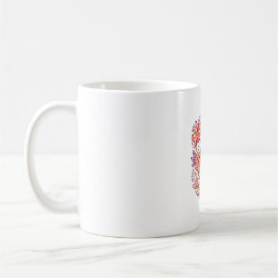 Caneca De Café Axolote Unicórnio Splash Caprichoso Branco Bac
