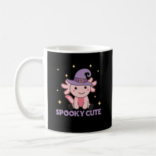 Caneca De Café Axolotl Assusta Animais Cutrados Para O Halloween