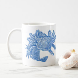 Caneca de Café Axolotl - AZUL