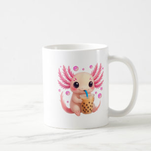 Caneca De Café Axolotl Bubble Boba Tea Anime Cute Kawaii Teen Gir