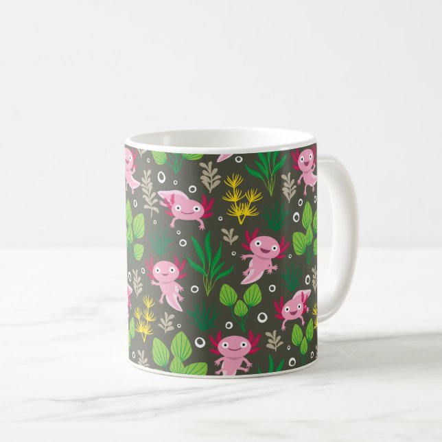 Caneca De Café Axolotl Coffee Mug (Frente Esquerda)
