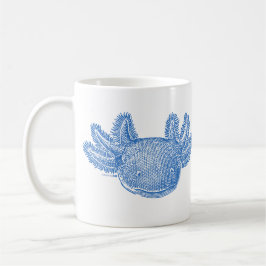 Caneca De Café Axolotl Coffee Mug - BLUE
