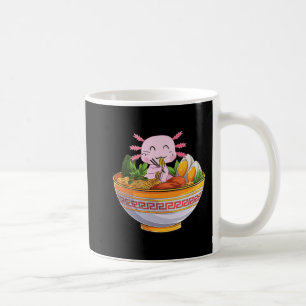 Caneca De Café Axolotl Comendo Ramen Noodles Kawaii Anime Gift Gi