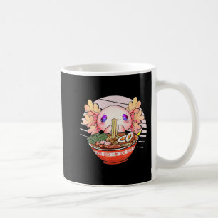 Caneca De Café Axolotl Ramen Noodles Japonês Kawaii Anime Otaku