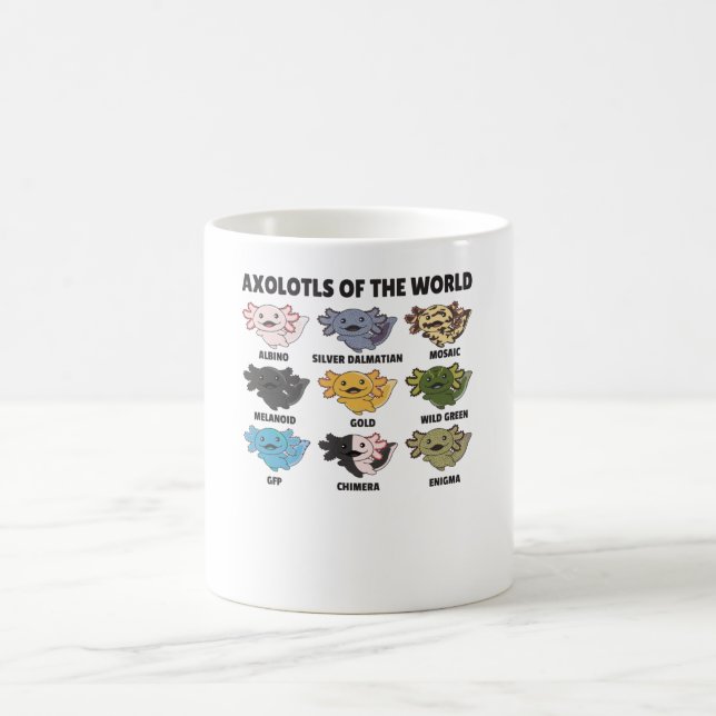 Caneca De Café Axolotls Do Axolotl Para Animais Doces Do Mundo (Centro)
