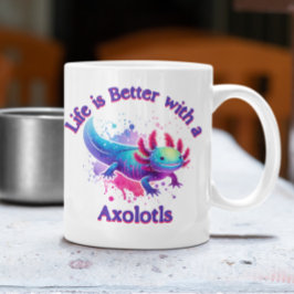 Caneca De Café Axolotls Pão-de-bico-de-bico-de-bico