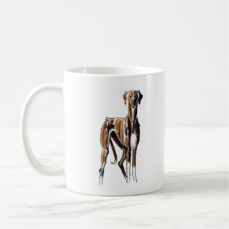 Caneca De Café Azawakh Sighthound Watercolor Mug