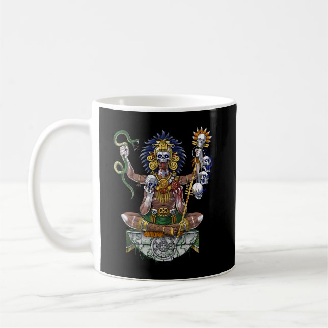 Caneca De Café Aztec Warrior Shaman (Esquerda)
