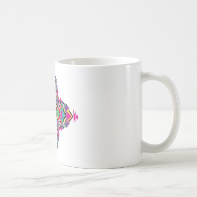 Caneca De Café Aztez Pattern Design (Direita)
