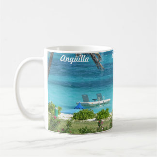 Caneca De Café Azuis e verdes de Anguilla