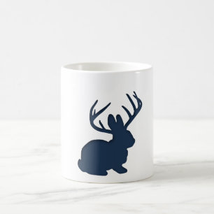Caneca De Café Azuis marinhos de Jackalope