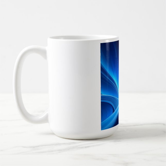 Caneca De Café Azul (Esquerda)