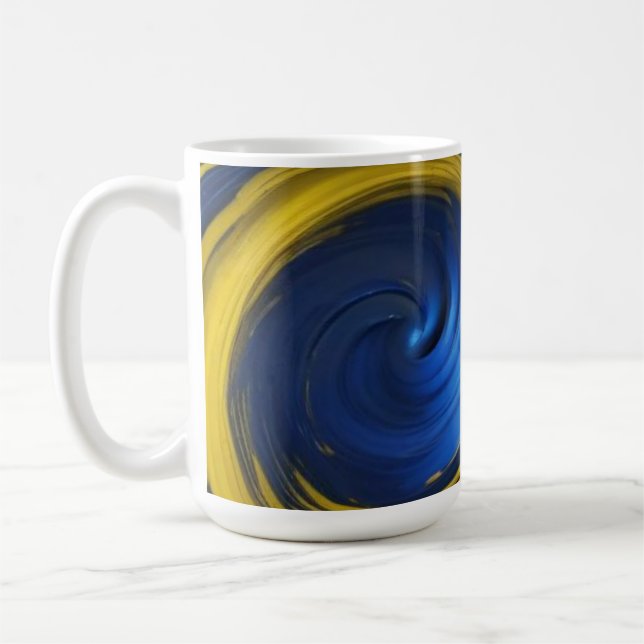 Caneca De Café Azul (Esquerda)