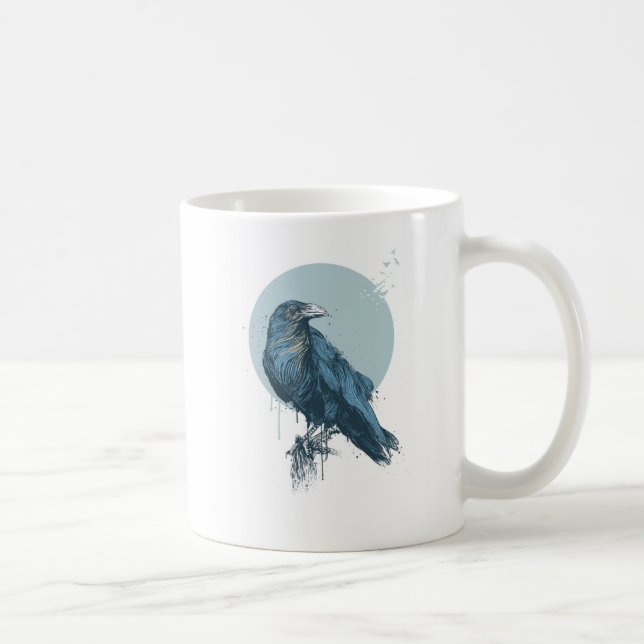 Caneca de café azul (Direita)
