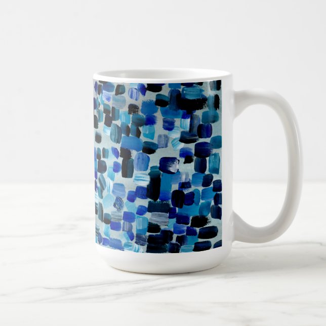 Caneca De Café Azul (Direita)