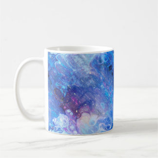 CANECA DE CAFÉ AZUL-CÉU ESTRELADOS DE MÁRMORE DA NEBULOSA