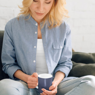 Caneca De Café Azul clássico