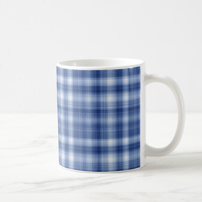 Caneca De Café Azul completo escocês (Direita)