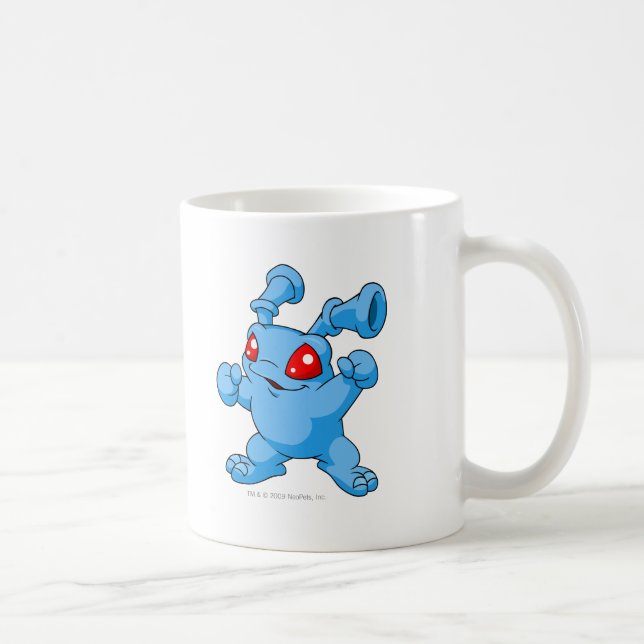 Caneca De Café Azul de Grundo (Direita)