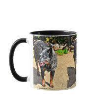 Caneca de café azul de Jessie Heeler