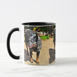 Caneca de café azul de Jessie Heeler