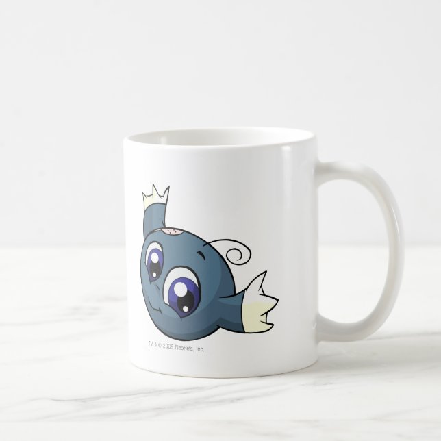 Caneca De Café Azul de Kiko (Direita)