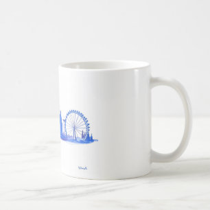 Caneca De Café Azul de Londres