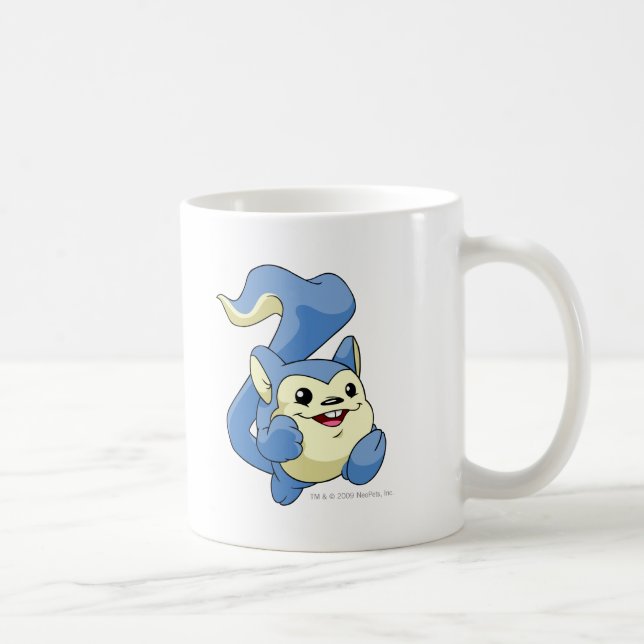 Caneca De Café Azul de Meerca (Direita)