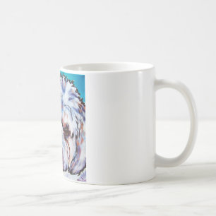 Caneca De Café Azul de Shih Tzu