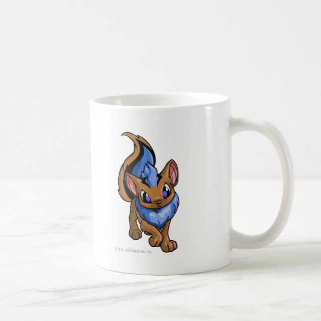 Caneca De Café Azul de Xweetok (Direita)