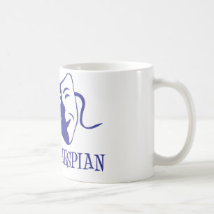 Caneca De Café azul do thespian