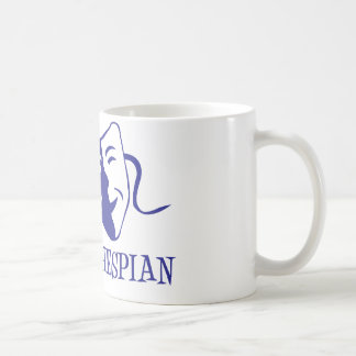 Caneca De Café azul do thespian