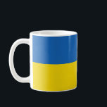 Caneca De Café Azul e Amarelo Strike<br><div class="desc">As listras azuis e amarelas estão na ordem do dia aqui.</div>