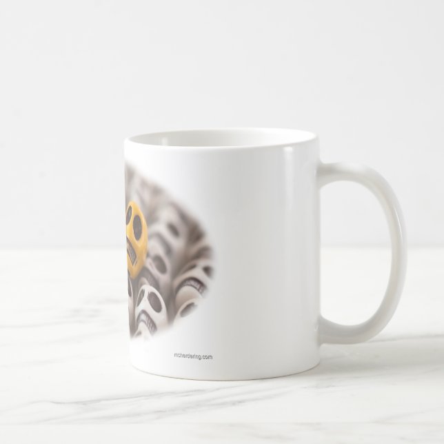 Caneca De Café Azul e ouro (Direita)